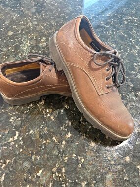 Rockport Men's Brown Leather Derby Shoes